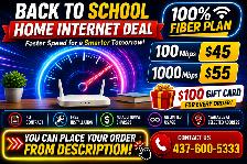 Fast & Cheap Home Internet – 500 Mbps $45 | 1 Gbps $55