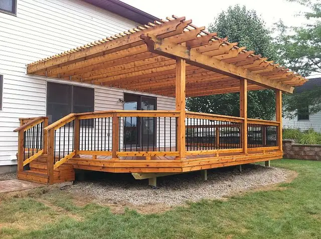 Deck, pergola, gazebo, fence