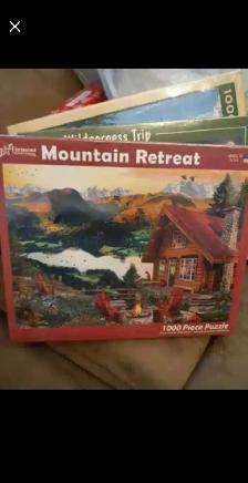 PUZZLE VERMONT. MOUNTAIN RETREAT.1000 PIÈCES.NEUF & SCELLÉ.$20. - Photo 4