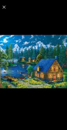 PUZZLE VERMONT. CABANE FORESTIÈRE.1000PIÈCES.NEUF & SCELLÉ.$20. - Photo 7