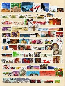Canada Stamp Collection on Stock Sheets