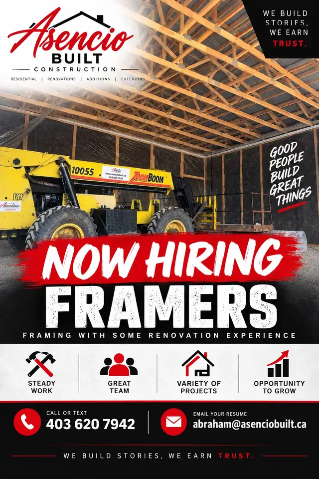 Hiring framers!