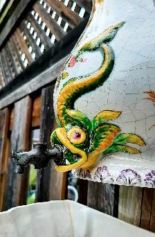 Antique Ceramic Majolica Fountain Lavabos - Photo 5