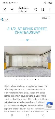 3 1/2 Apt for rent