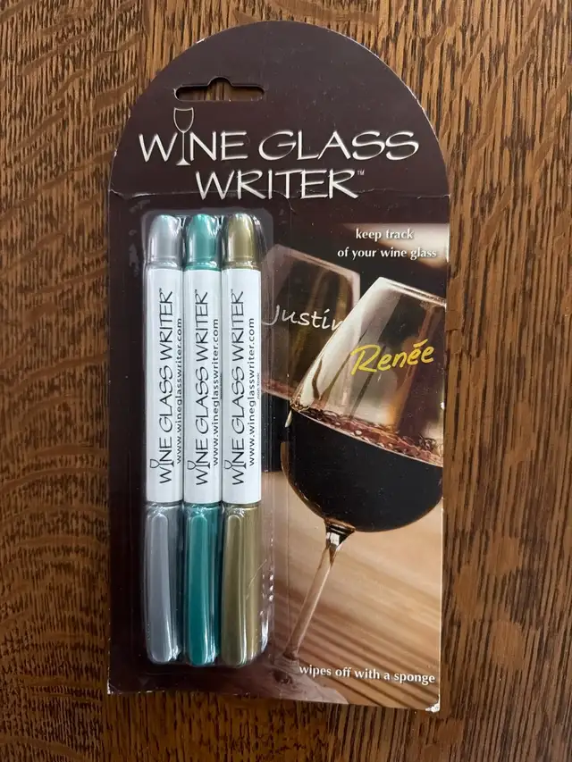 Wine Glass Writer pens