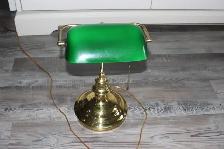 Brass Bankers Lamp - MINT CONDITION