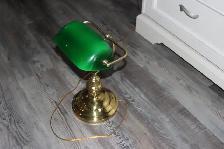 Brass Bankers Lamp - MINT CONDITION - Photo 2