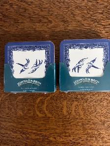 Blue Willlow Johnson Bros coasters