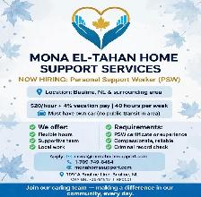 Personal Support Worker ( PSW) - Full Time - immediate Start