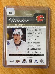 2015-16 Upper Deck Fusion Rookie Achievement Gold R9 Sam Bennett - Photo 2