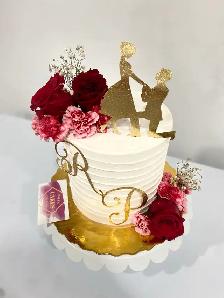 Engagement cake, bridal shower cakes - Photo 4