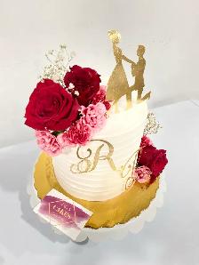 Engagement cake, bridal shower cakes - Photo 5