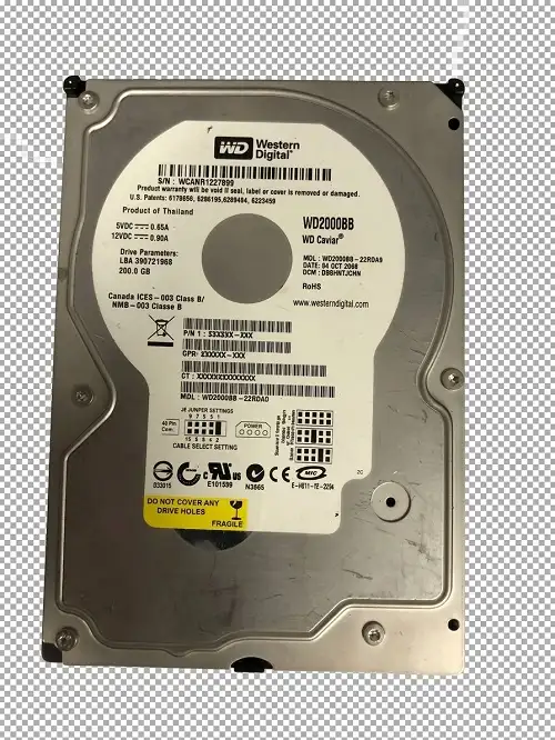 Western Digital WD2000BB  Ide 3.5' Hard Drive 200gb