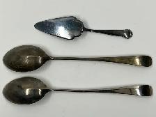 Silver Plated Serving Spoons and Cake Server - Photo 5