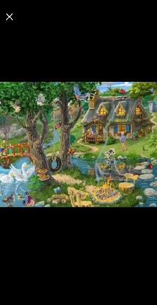 PUZZLE VERMONT CHALET SUR LE BORD DU LAC.1000 PIÈCES.SCELLÉ $20. - Photo 3