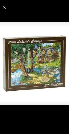 PUZZLE VERMONT CHALET SUR LE BORD DU LAC.1000 PIÈCES.SCELLÉ $20. - Photo 5
