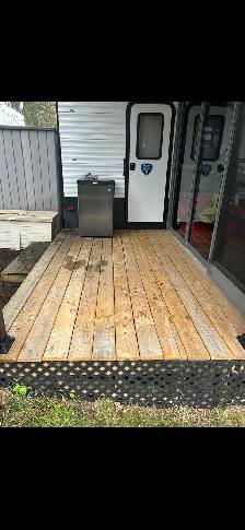 Roulotte de parce au camping l’Arc-en-ciel au Baskatong à vendre - Photo 4