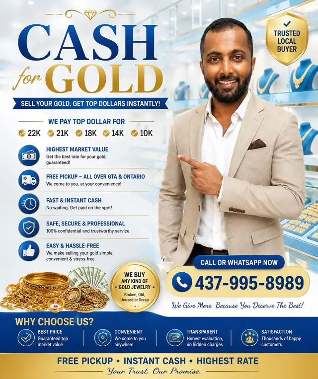 GOLD BUYER - CASH FOR GOLD - Sell your Gold for Top dollars