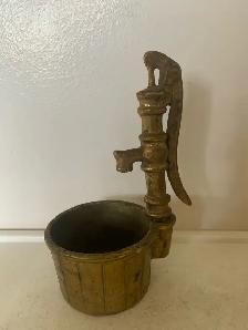 Brass Pump And Bucket
