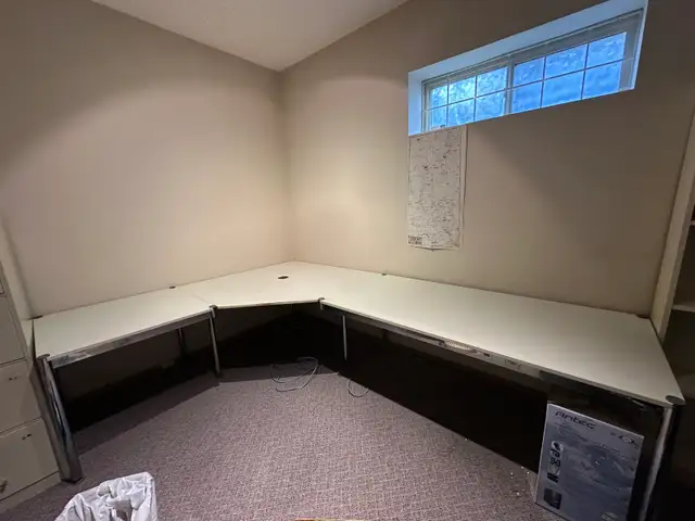 L-shaped office desk (Desk #1)