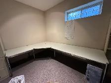 L-shaped office desk (Desk #1)