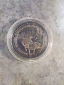 Vintage 1986 Sherwood Park Medieval Days Commemorative Coin $20 - Photo 3