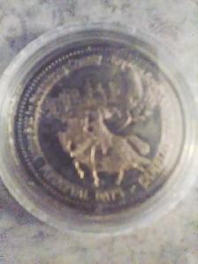 Vintage 1986 Sherwood Park Medieval Days Commemorative Coin $20 - Photo 4
