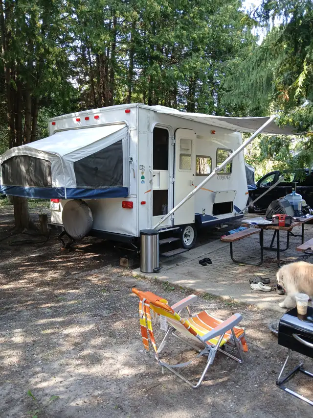 2007 Coyote k-z camper ready for use asking  $4500