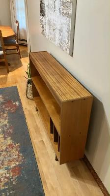 Mid century. TEAK TECK. Buffet, bibliothèque disques vinyles, si - Photo 9