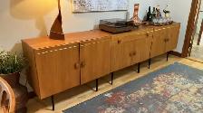 MCM vintage. TEAK TECK Meubles. Très grande table   2 rallonges. - Photo 7