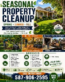 SEASONAL CLEANUP— LAWN CARE, GARDEN CLEANUP & JUNK REMOVAL