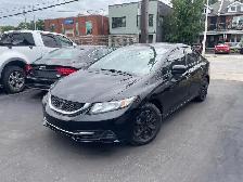 2015 Honda Civic LX HEATED SEATS, SAFETY, 1Y WARRANTY ENG & TRA