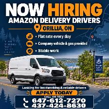 Hiring Amazon delivery drivers