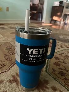 YETI insulated straw mug