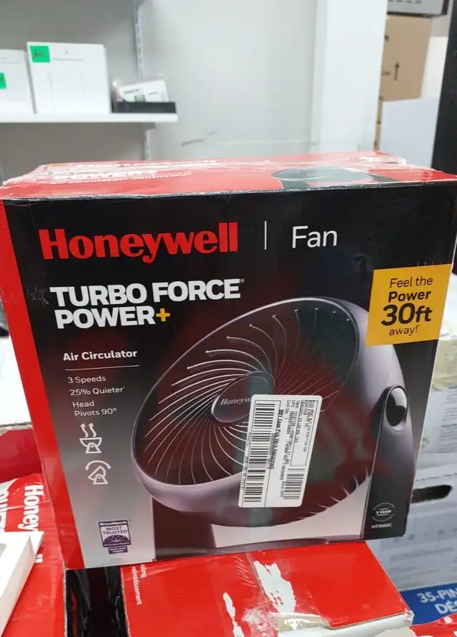 Table TopFan - 8' Honeywell HT-900C - Black