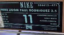 2012 NIKE ZOOM AIR PAUL RODRIGUEZ 2.5 Rare Blue Suede/Gold - Photo 4