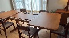 Mid century modern. TEAK TECK. Dining room set. VERY LARGE table - Photo 5