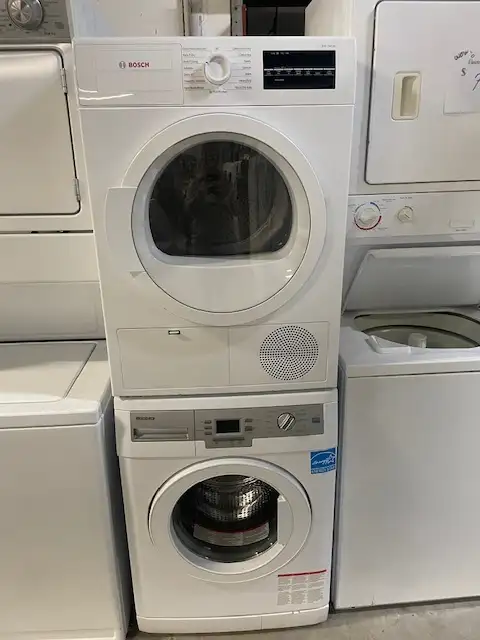 Mini laveuse sécheuse frontales blanches 24'' Européennes