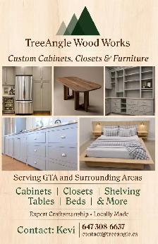 Custom furniture and cabinetry, built to order in the GTA.