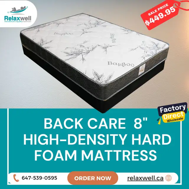 Back care mattress