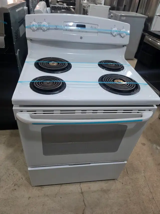 GE 30' White Electric Coil Top Stove Oven CAN DELIVER