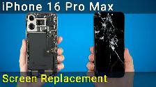 IPHONE 16 PRO MAX SCREEN REPLACMENT IN 30 MINUTES -780-456-6675