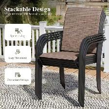 Brand New Stackable Outdoor Dining Chairs Special selling $19 - Photo 4