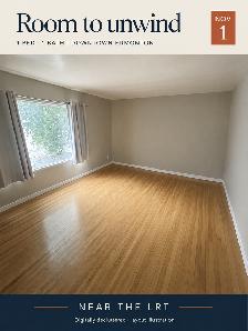 1 Bed near LRT | Nov 1 | Heat & Water Included