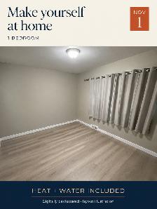 1 Bed near LRT | Nov 1 | Heat & Water Included - Photo 3