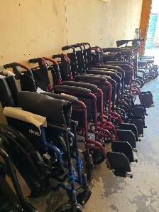 Wheelchairs, Walkers, knee scooters, rollators