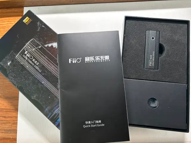 FiiO KA3 Portable USB DAC Headphone Amplifier NEW AS PICTUREDA