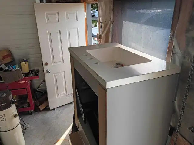 Bathroom sink and vanity new