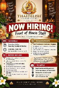 Thaidelish Front of House Staff