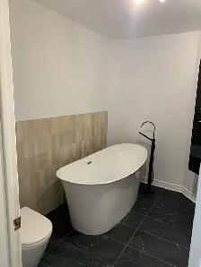 rénovation salle de bain,  sous-sol (bain, douche, céra - Photo 5